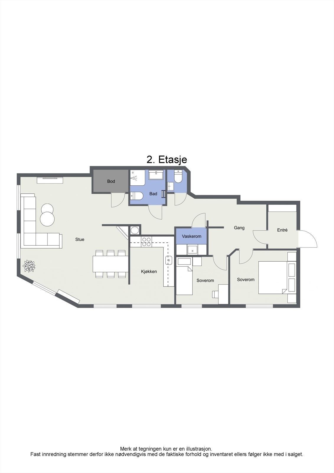 Plantegning Galleribilde