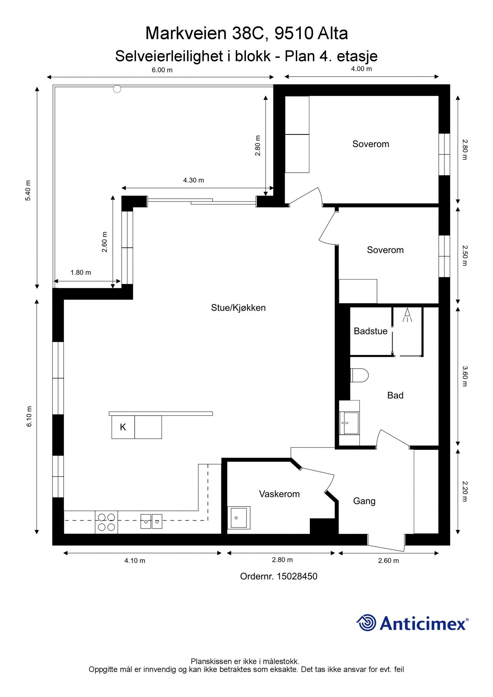 Plantegning Galleribilde