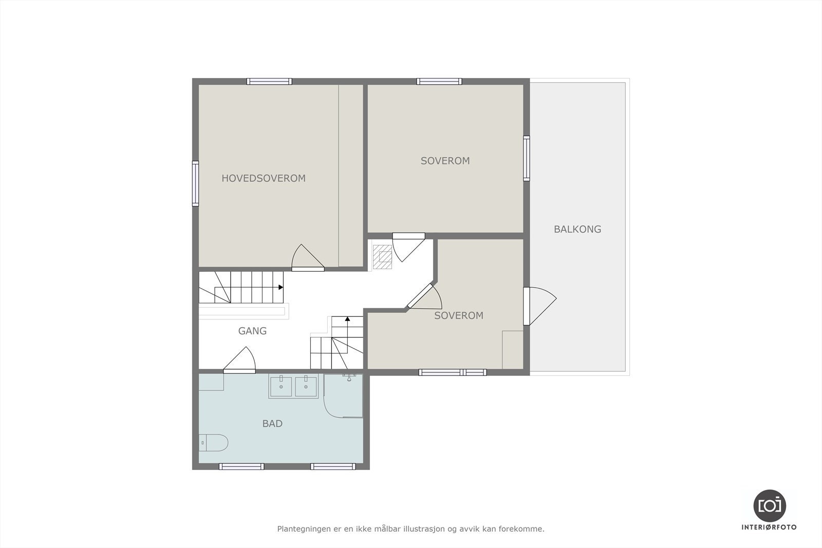 Plantegning Galleribilde