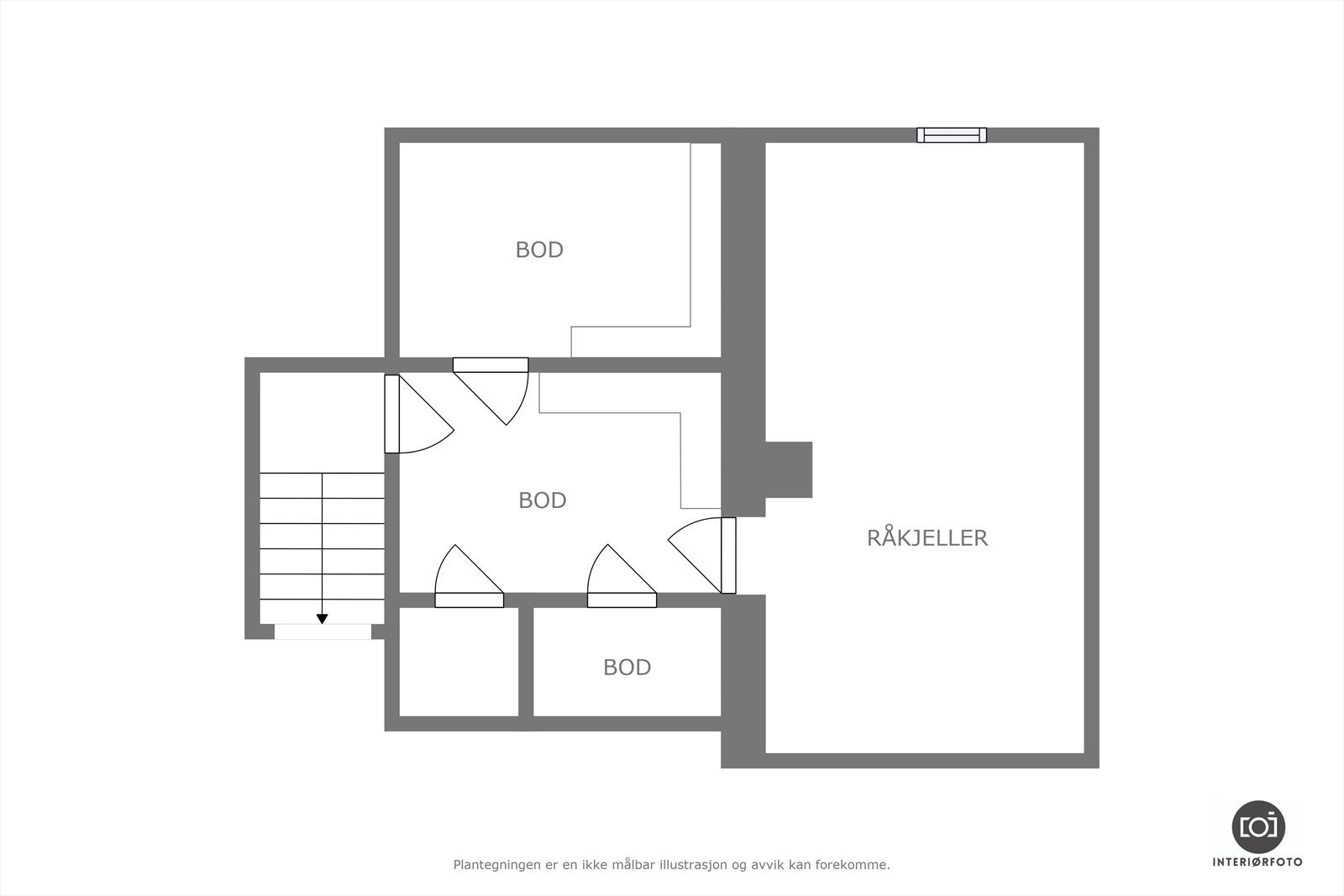 Plantegning Galleribilde