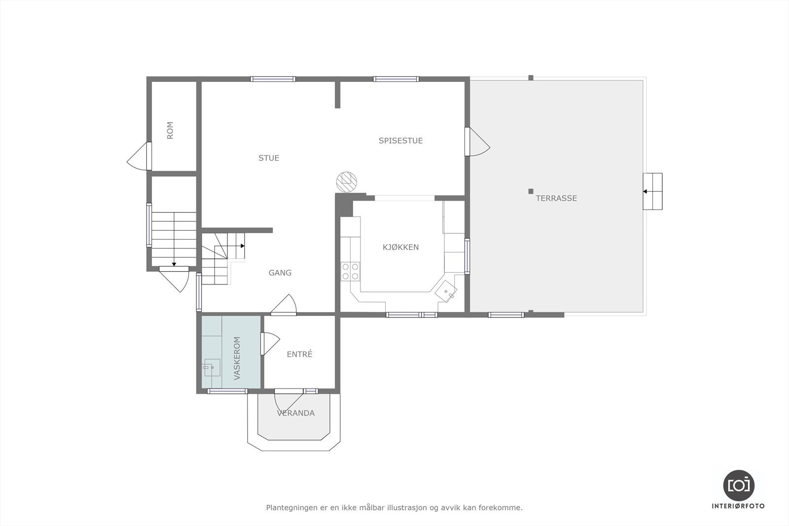 Plantegning Galleribilde