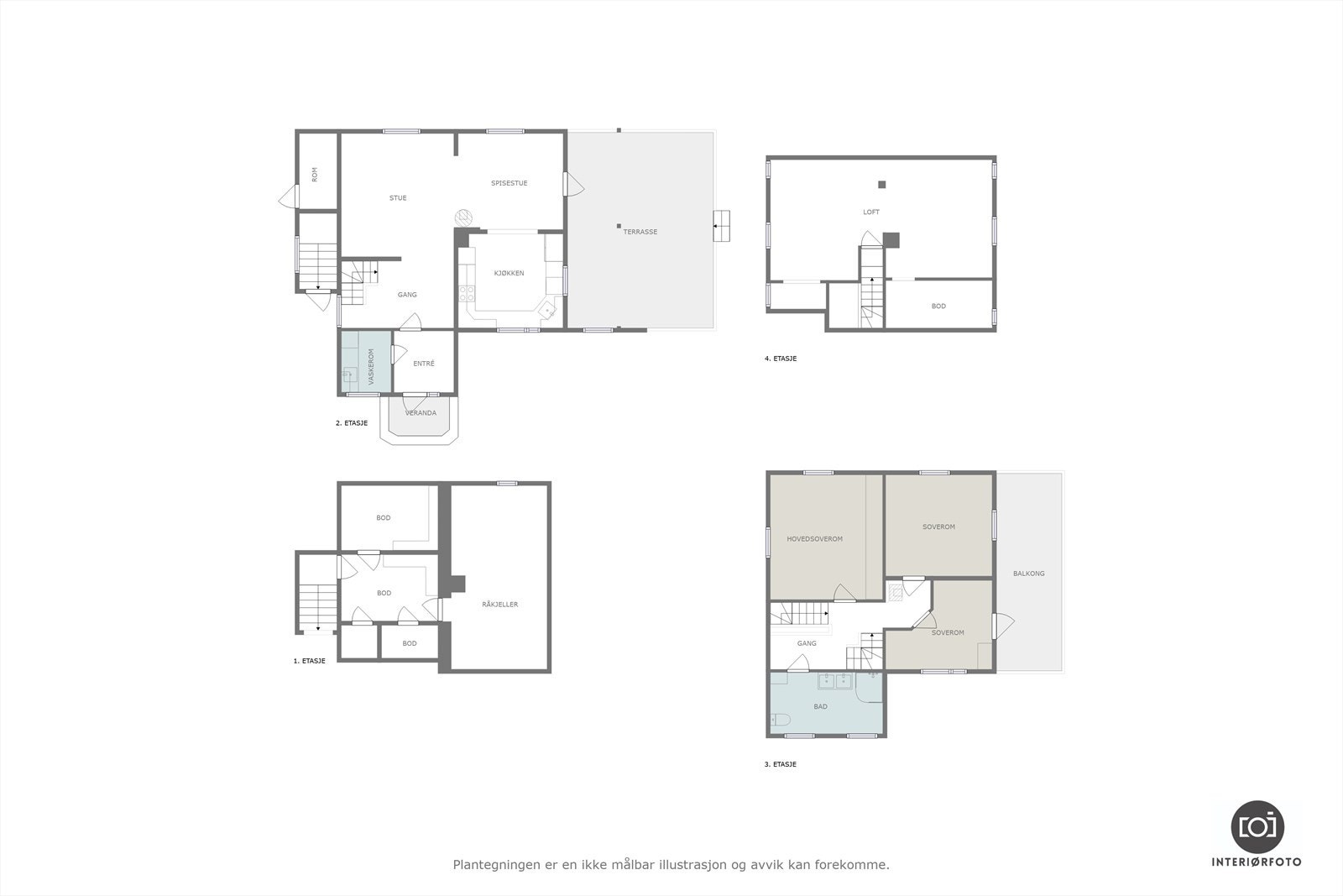 Plantegning Galleribilde