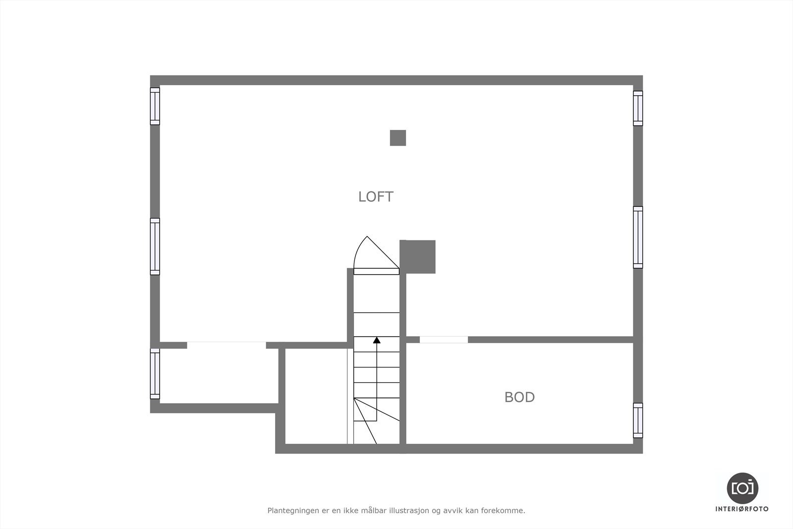 Plantegning Galleribilde