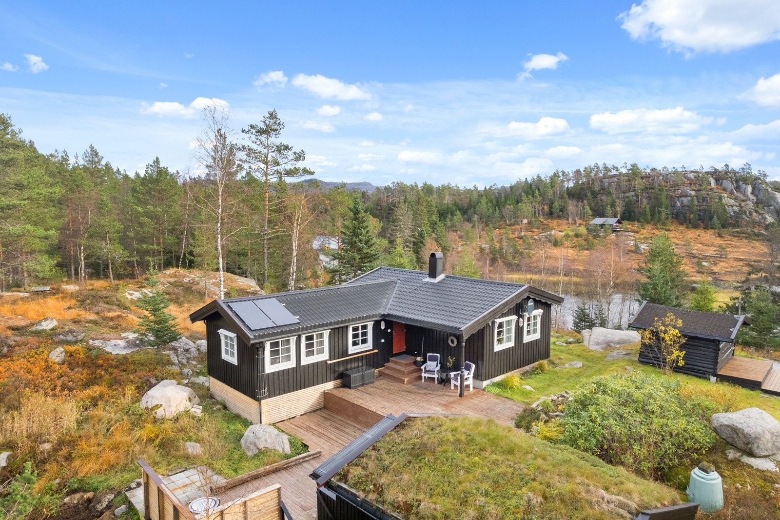 Hytta er nylig blitt renovert og påkostet. Galleribilde