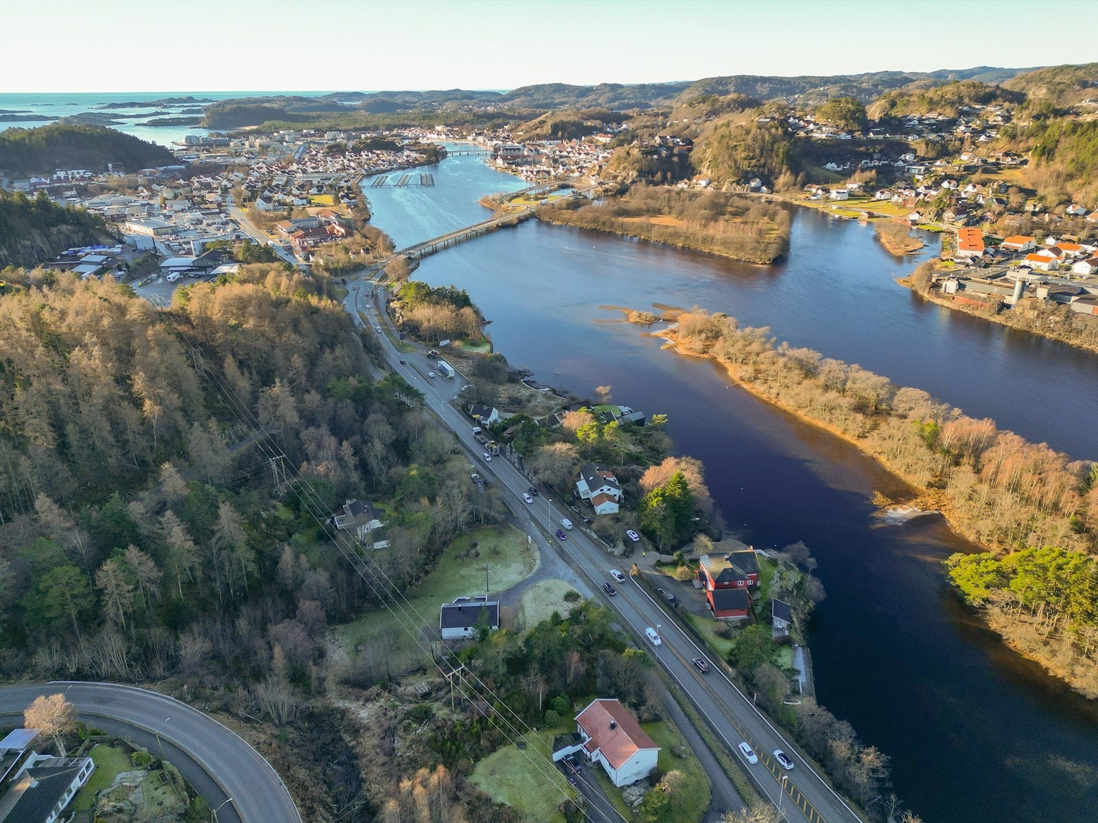 Sentral beliggenhet mellom sentrum og det nye næringsområdet på Ime Galleribilde