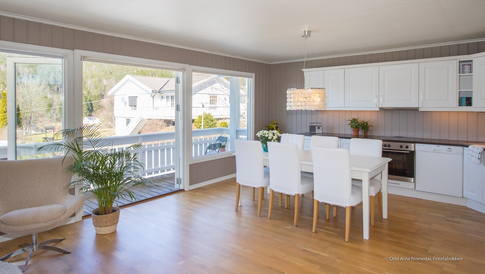 Del av veranda Galleribilde