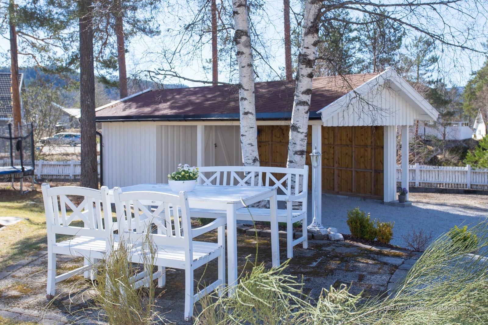 Pen hage med mange flotte uteområder. Galleribilde