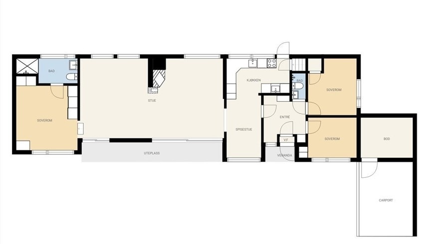 Plantegning Galleribilde