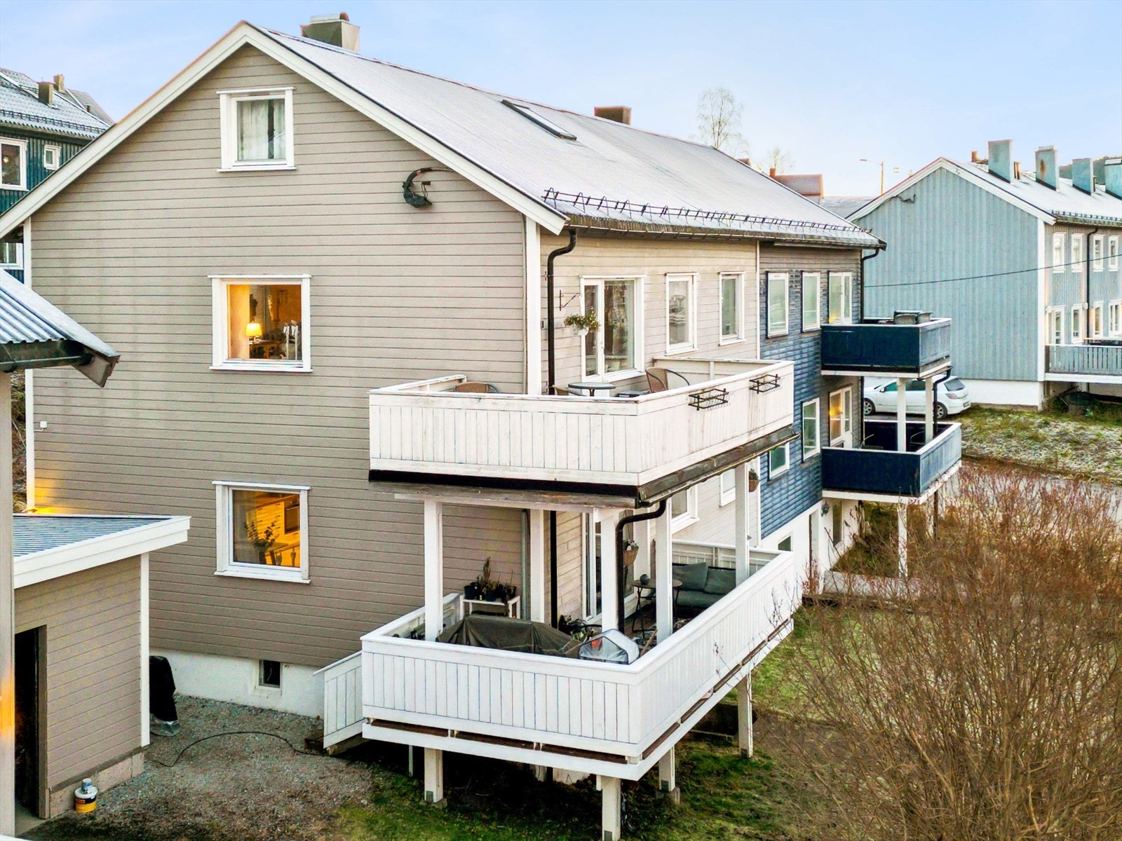 Fasadebilde av boligen. Galleribilde