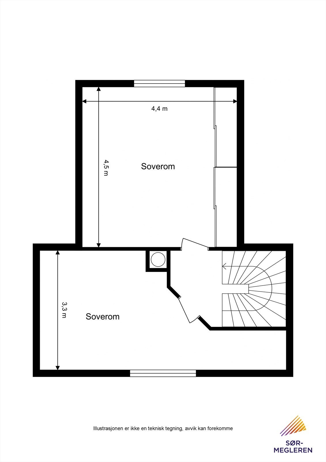 Planskisse 2.etg Galleribilde