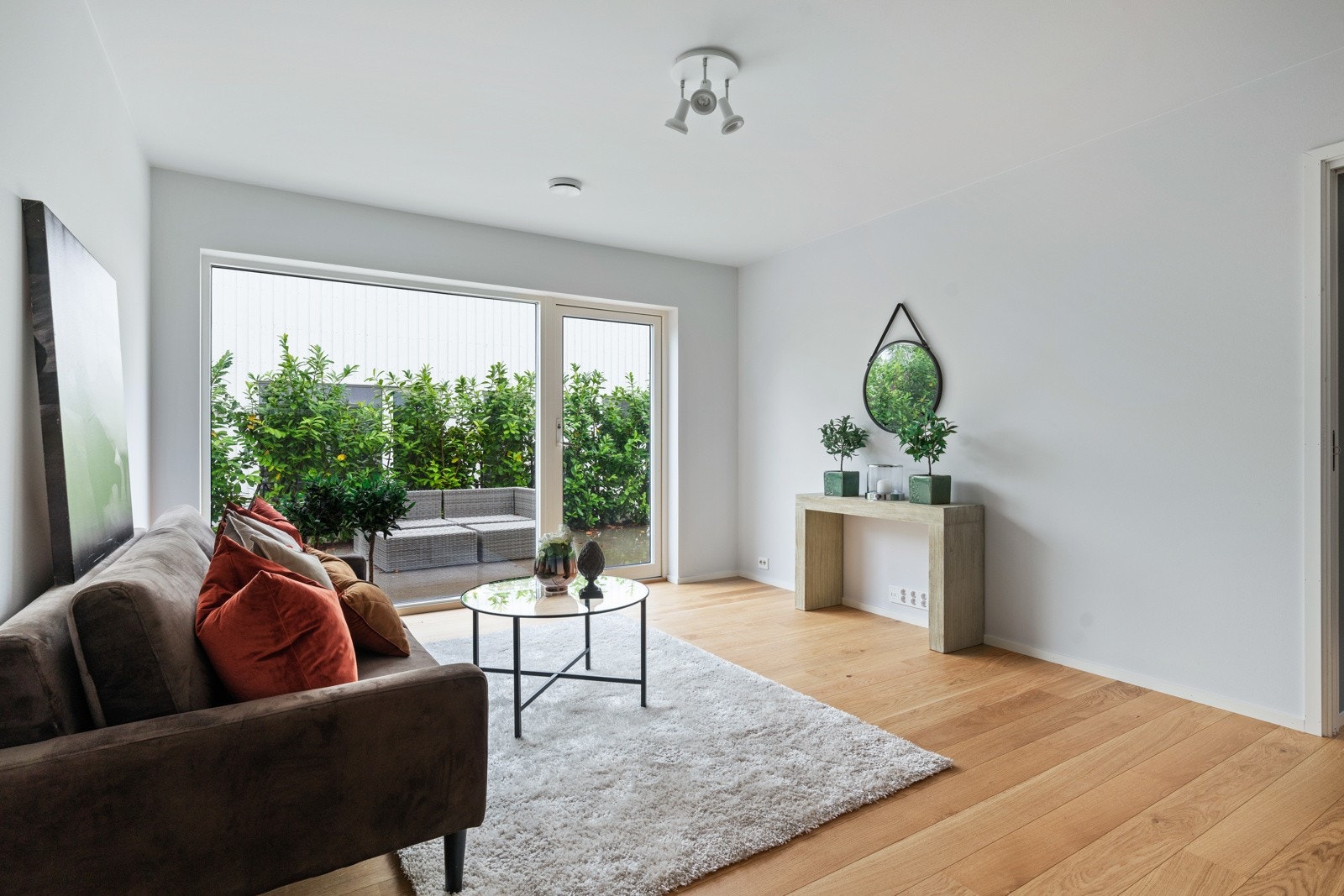 Stue med utgang Galleribilde