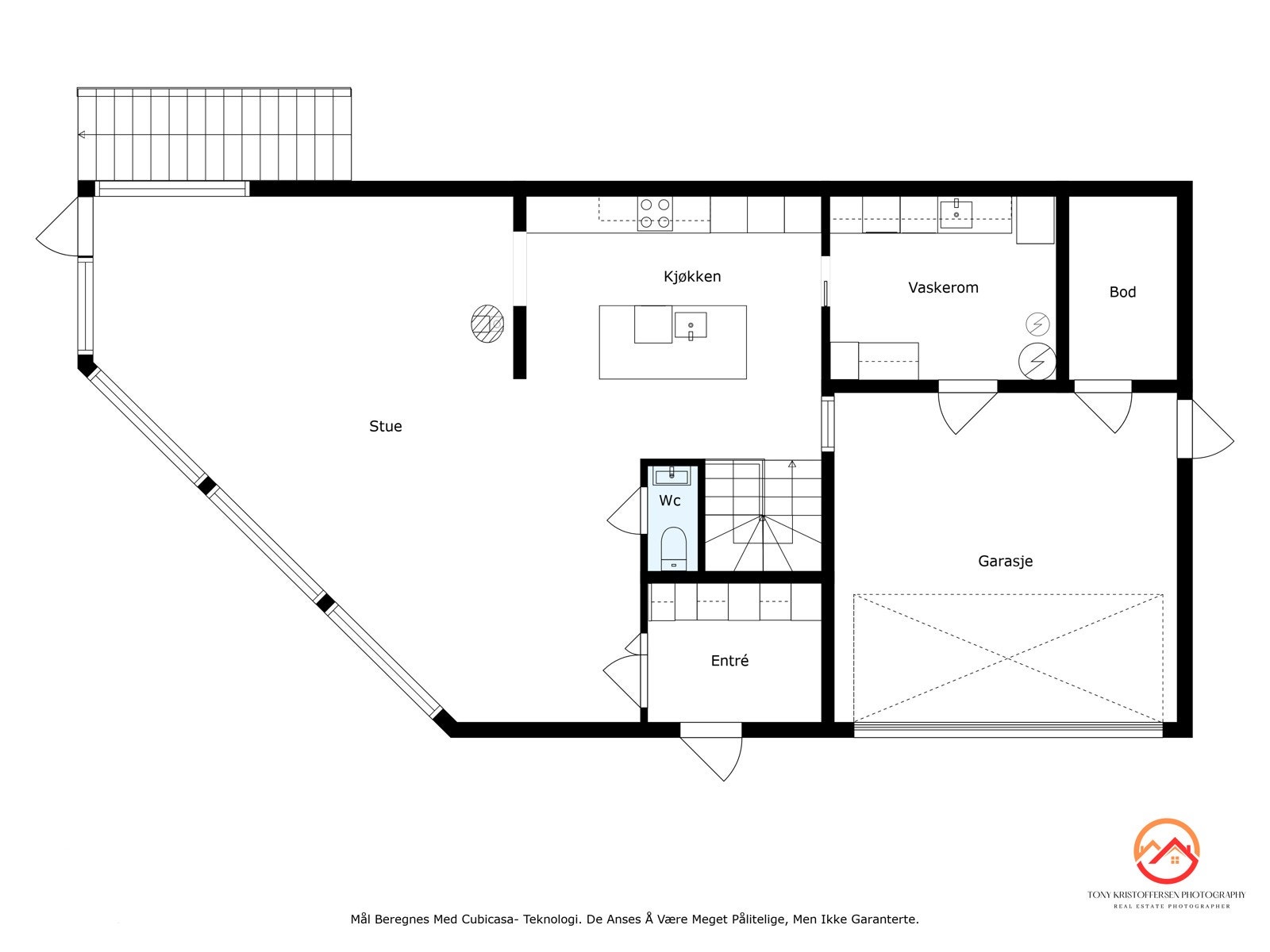 Plantegning 1.etasje Galleribilde