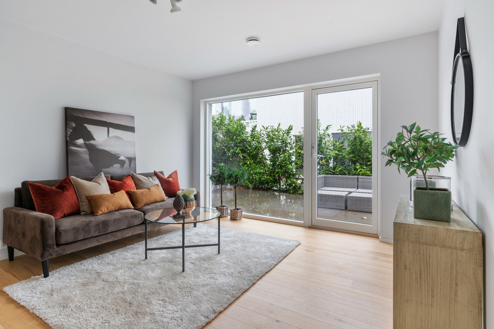 Stue med utgang Galleribilde