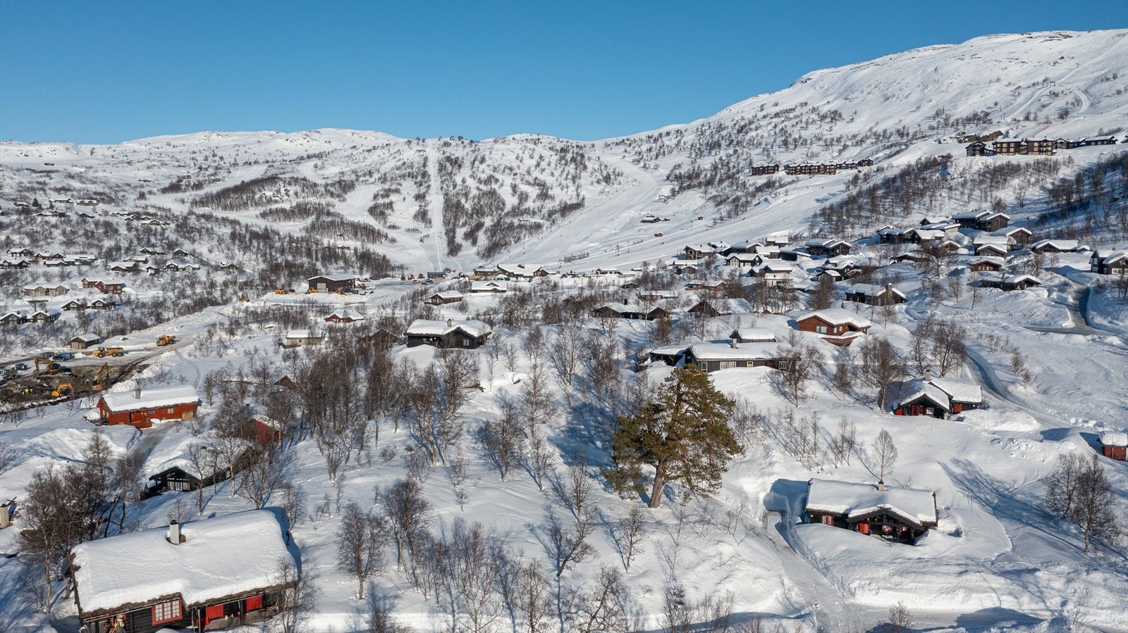 Det er kort avstand til skitrekket og til langrennsløypene Galleribilde