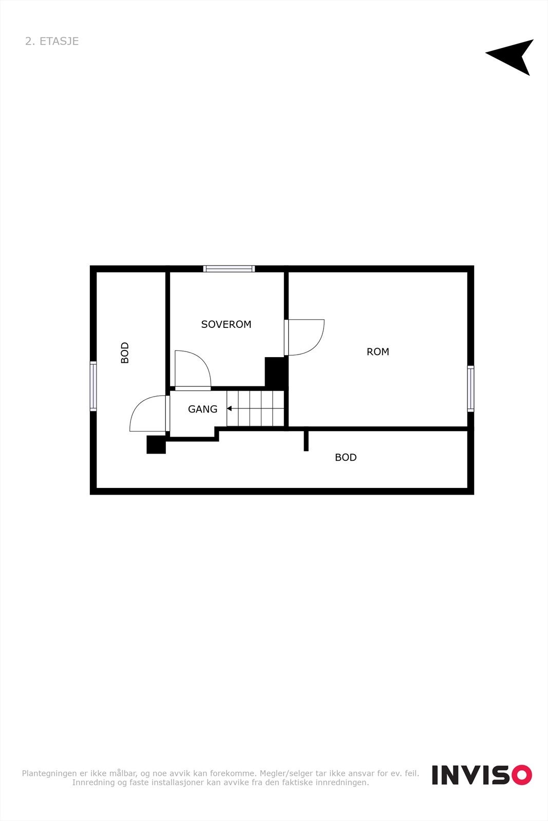 Plantegning - 2. etg. Galleribilde