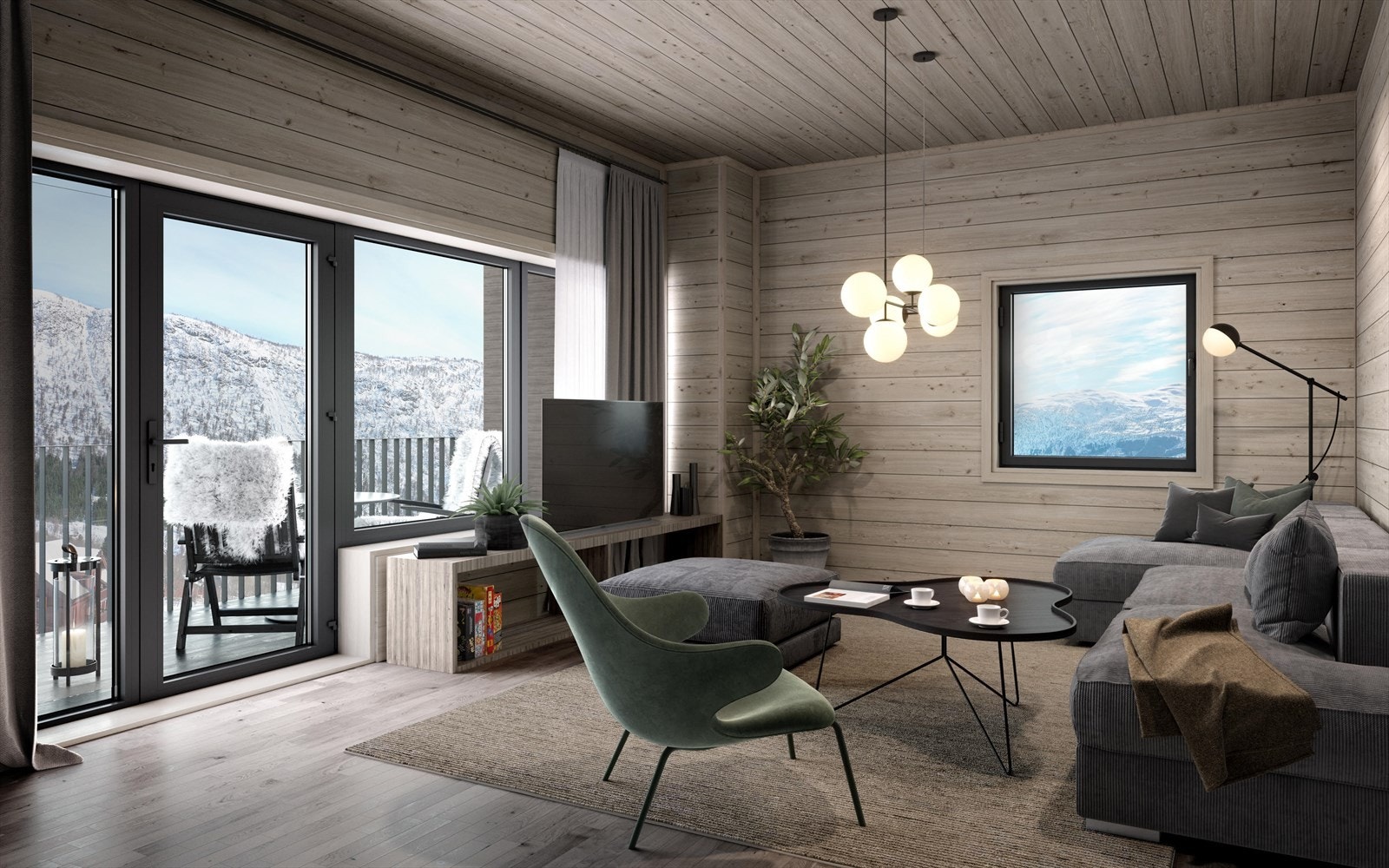 I Leiteteigen merker du den gode hyttestemningen så fort du kommer inn!
Illustrasjon - avvik vil forekomme. Galleribilde