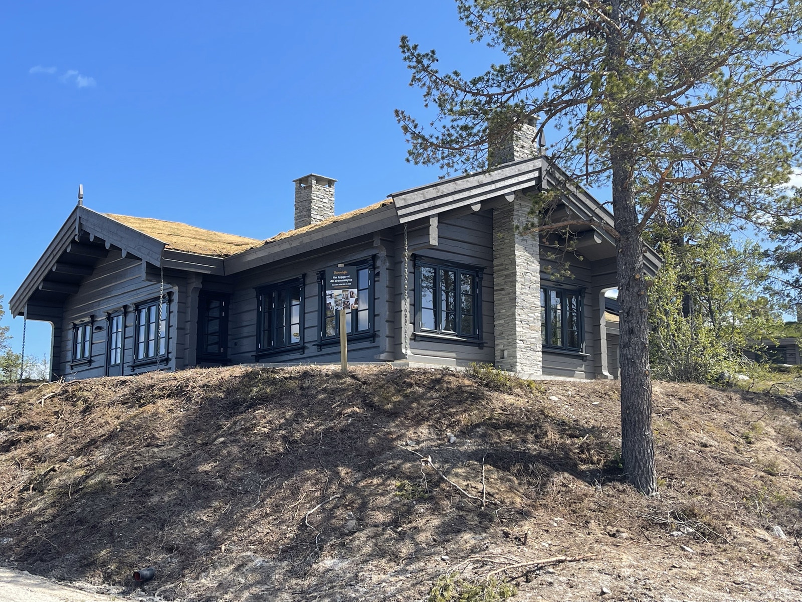 Bilde av annonsert hytte før snøen kom! Galleribilde