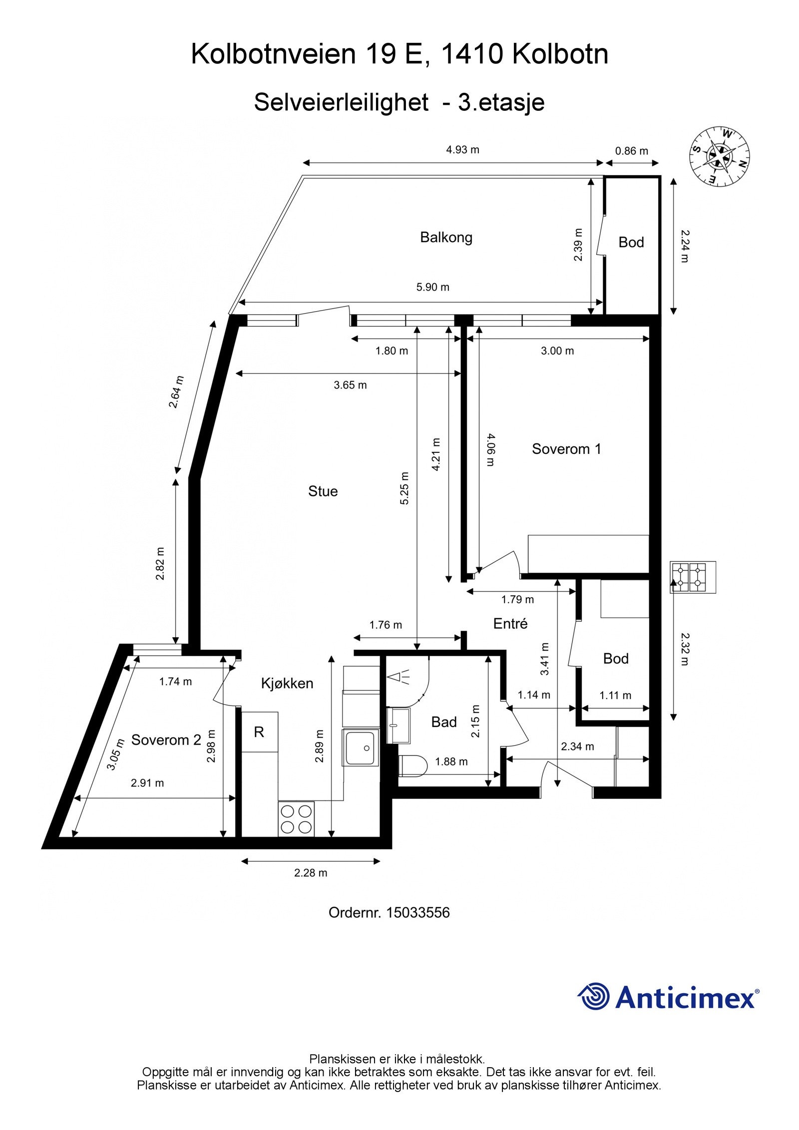 Plantegning Galleribilde