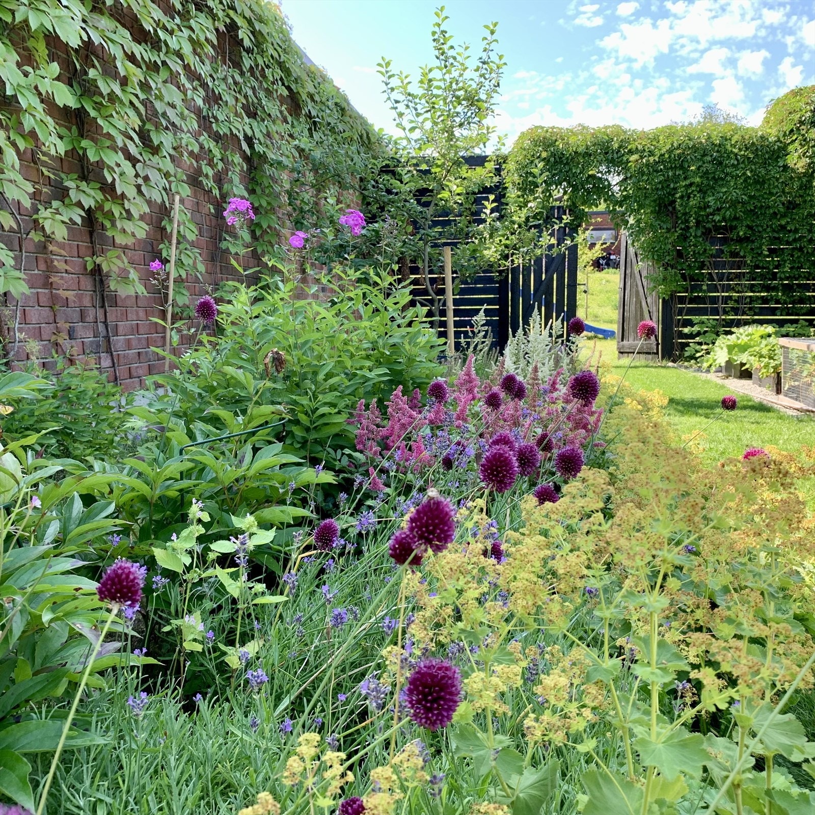 Fra hagen er det port ut til store grøntarealer på fellesområdet. Galleribilde