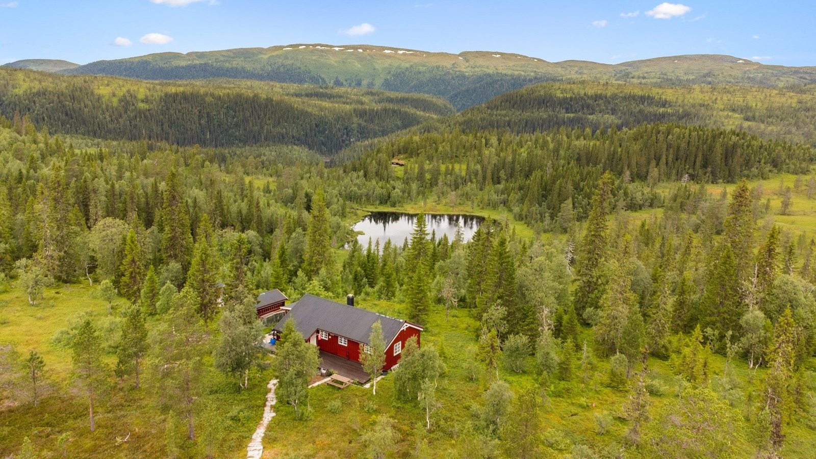 Fantastiske turmuligheter i flott natur med middelbar nærhet til fjell og turterreng Galleribilde