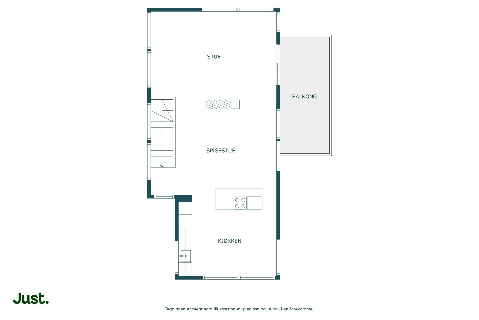 Planskisse 2. etasje Galleribilde