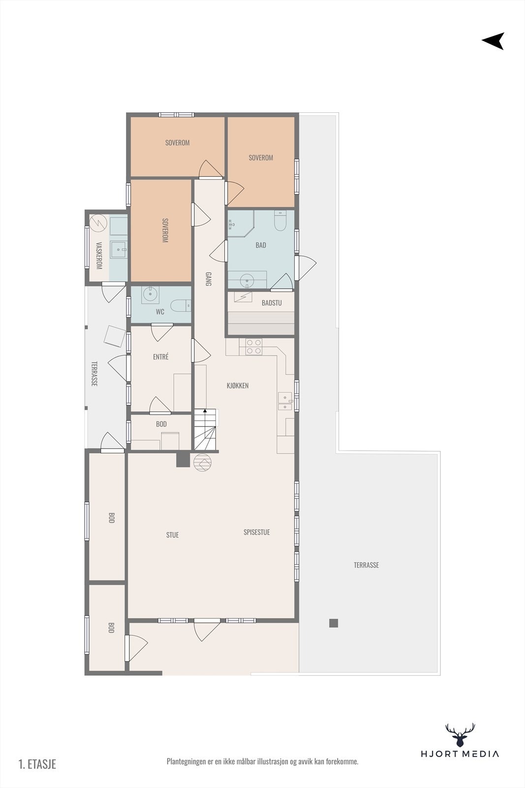 Plantegning Galleribilde