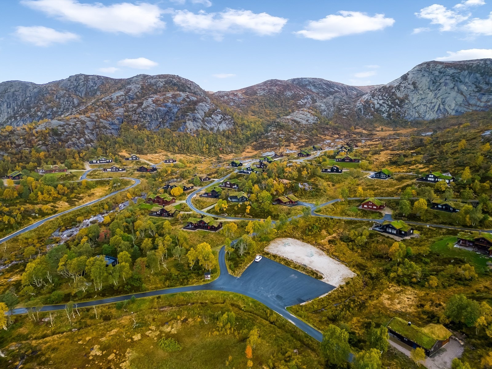 Dronefoto Galleribilde