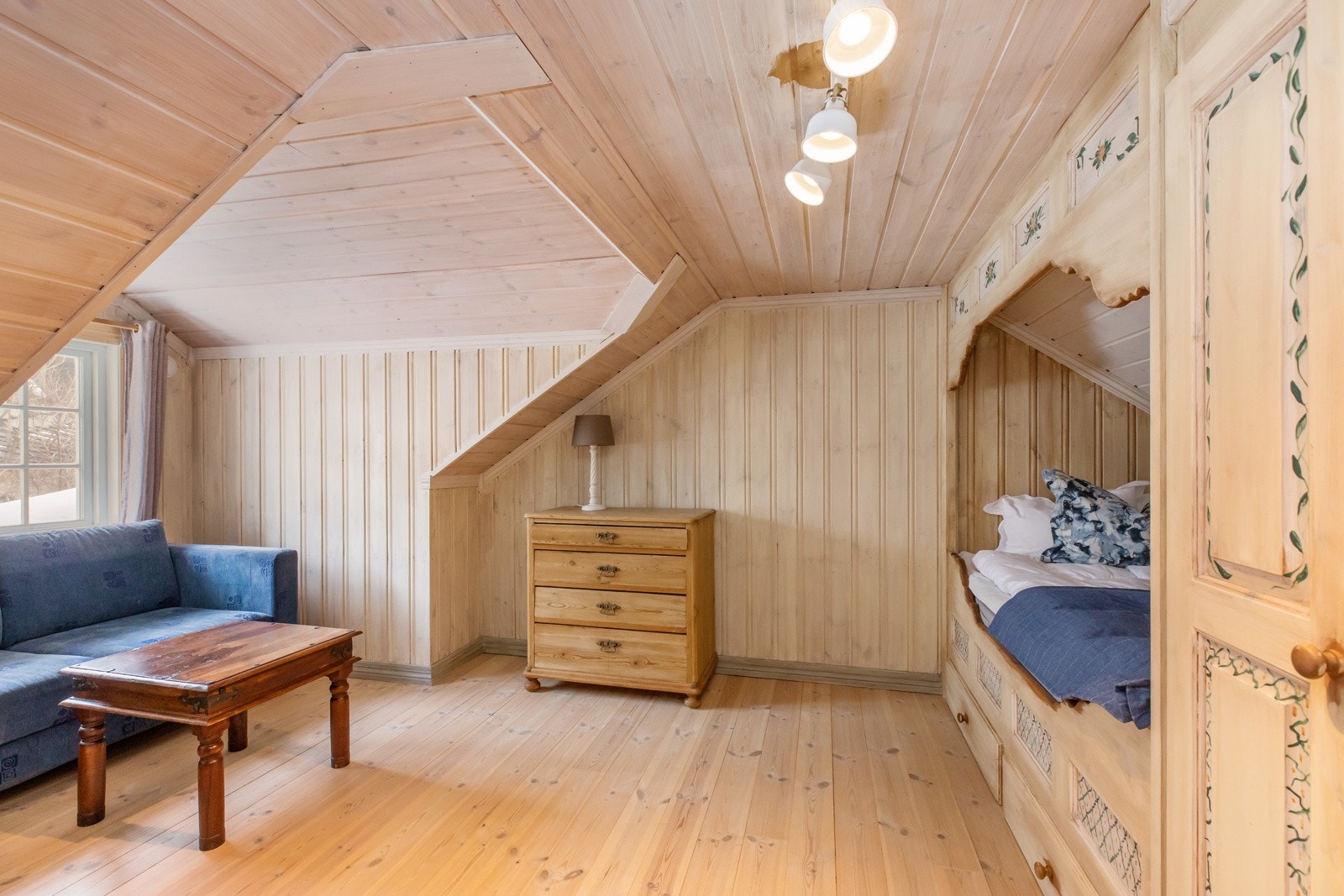 Romslig rom Galleribilde