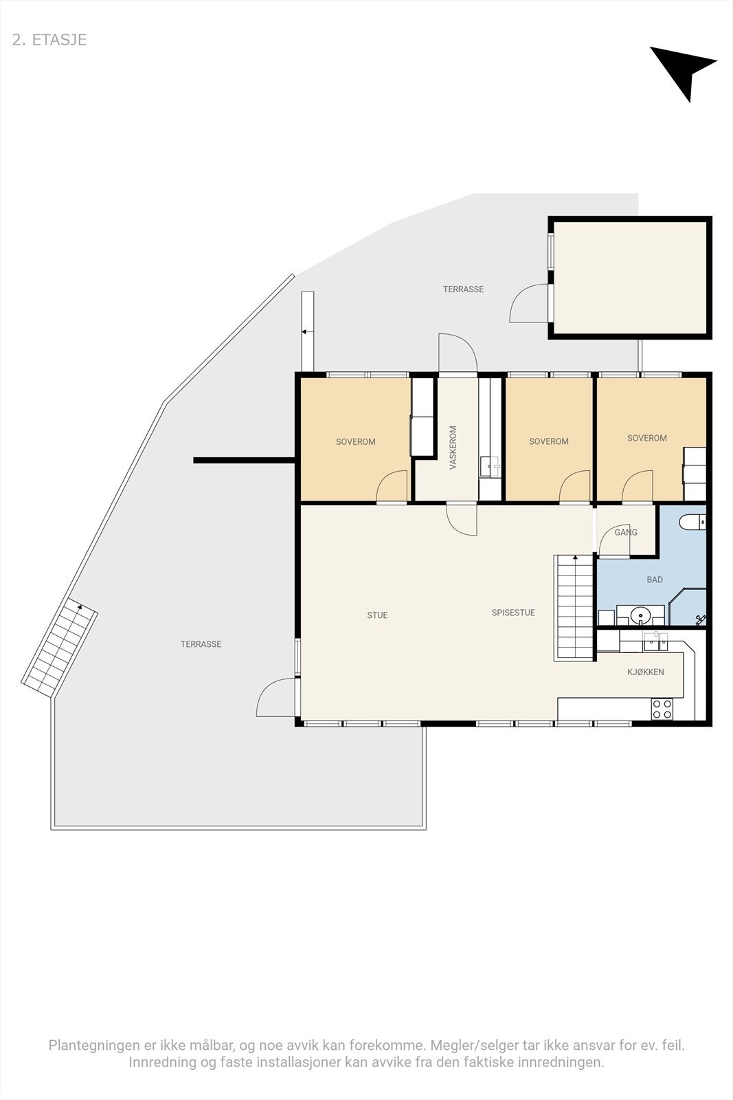 - Plantegning av 2.etasje. Galleribilde