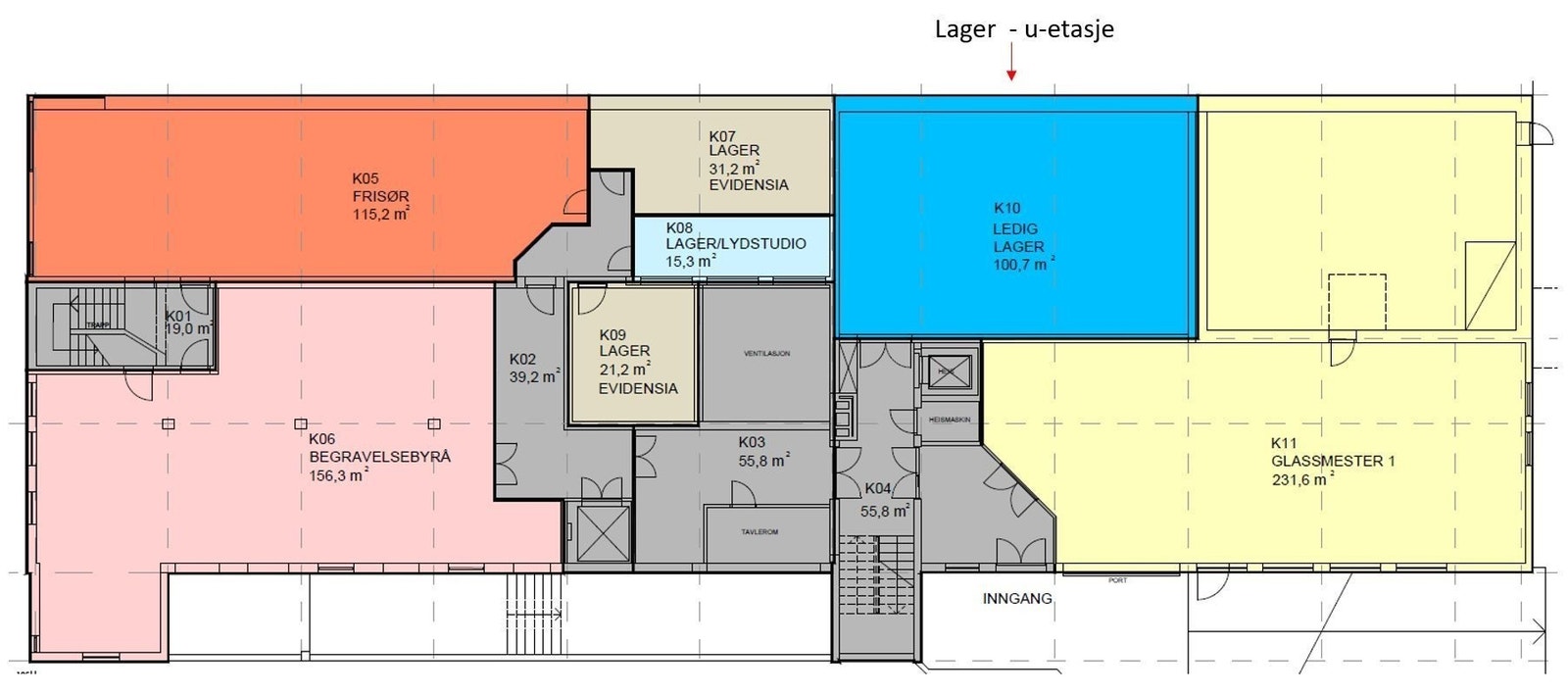 Ensjøveien 14 (lager) - 115 kvm. Galleribilde