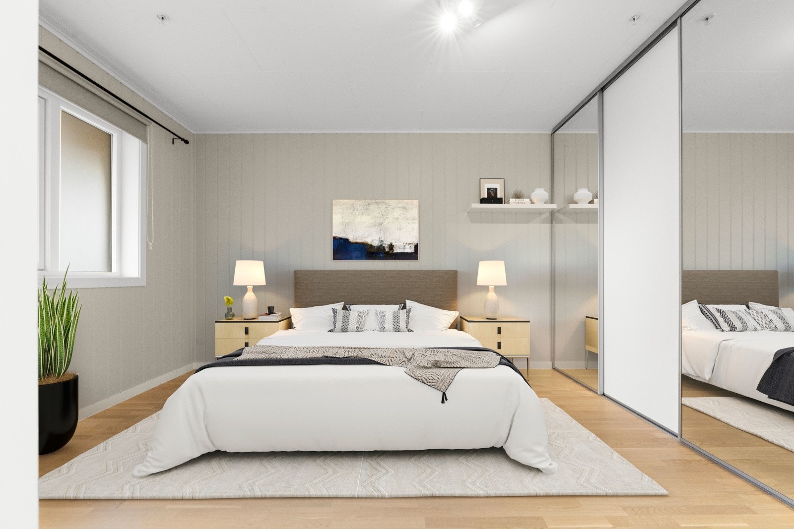 Hovedsoverom (digital styling) Galleribilde