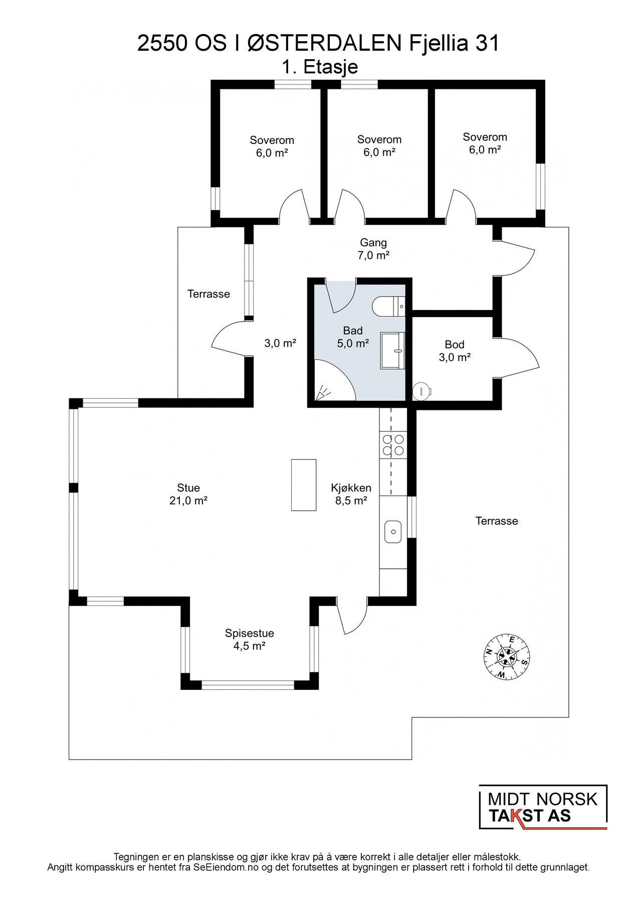 Planskisse. Galleribilde