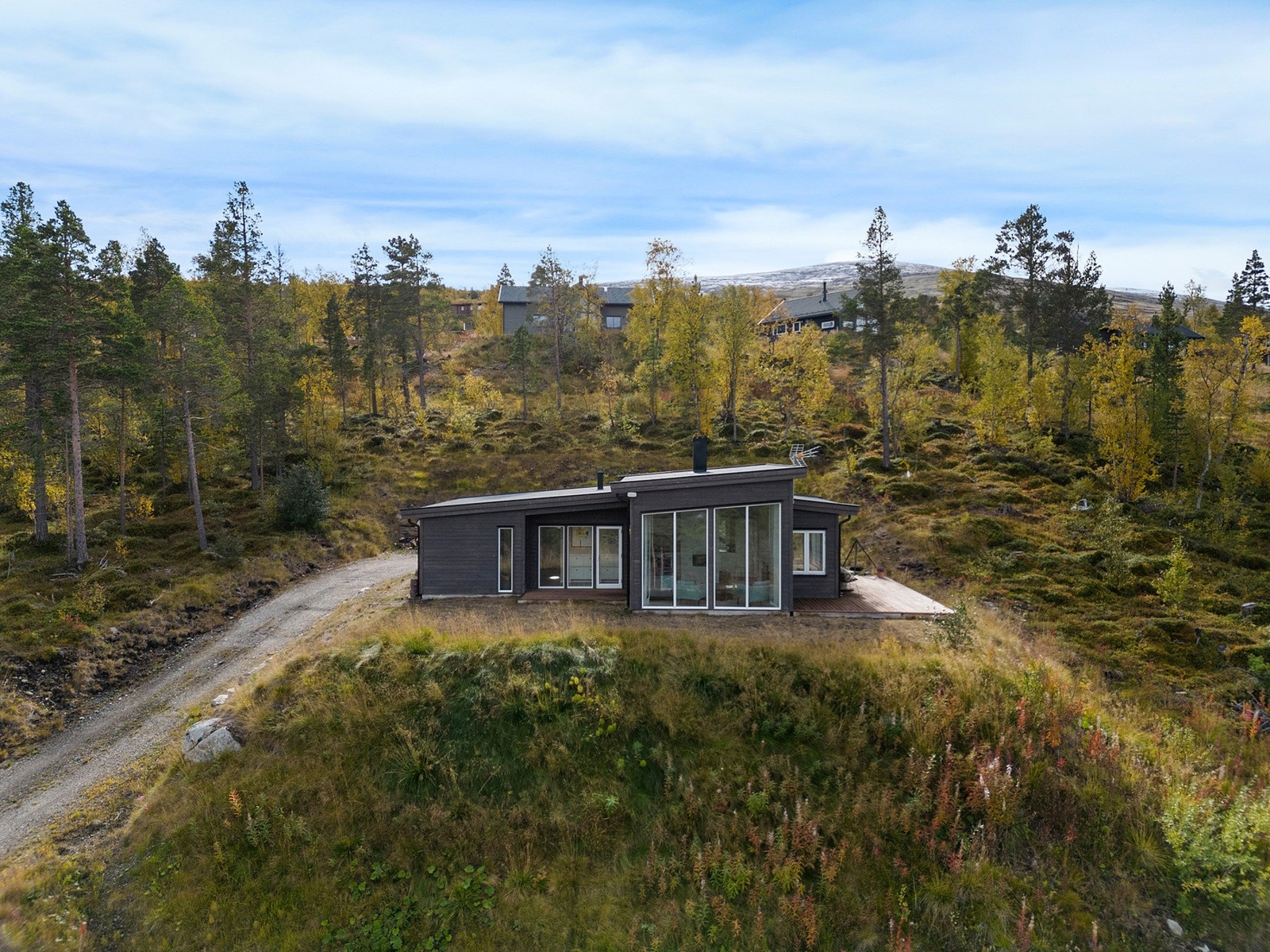 Dette er en særdeles fin hytteeiendom som sto ferdig i 2017. Galleribilde