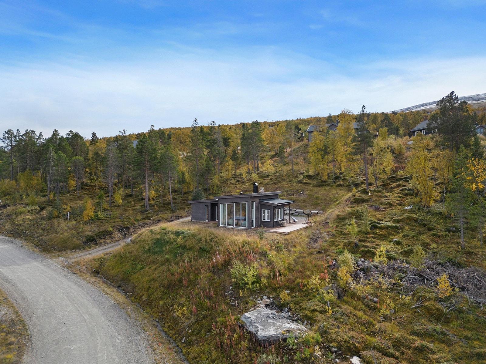 Det er også en egen familievennlig sykkelløype i alpinanlegget på sommerstid. Galleribilde
