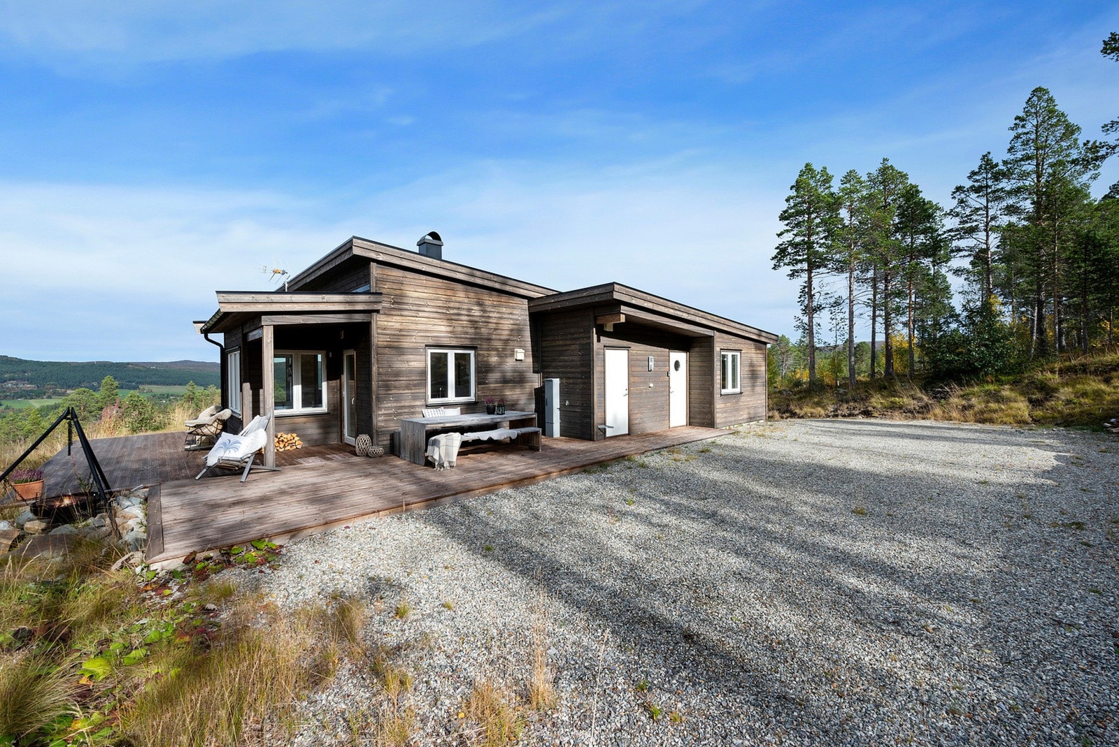 Tomten er på totalt 1111m². Galleribilde