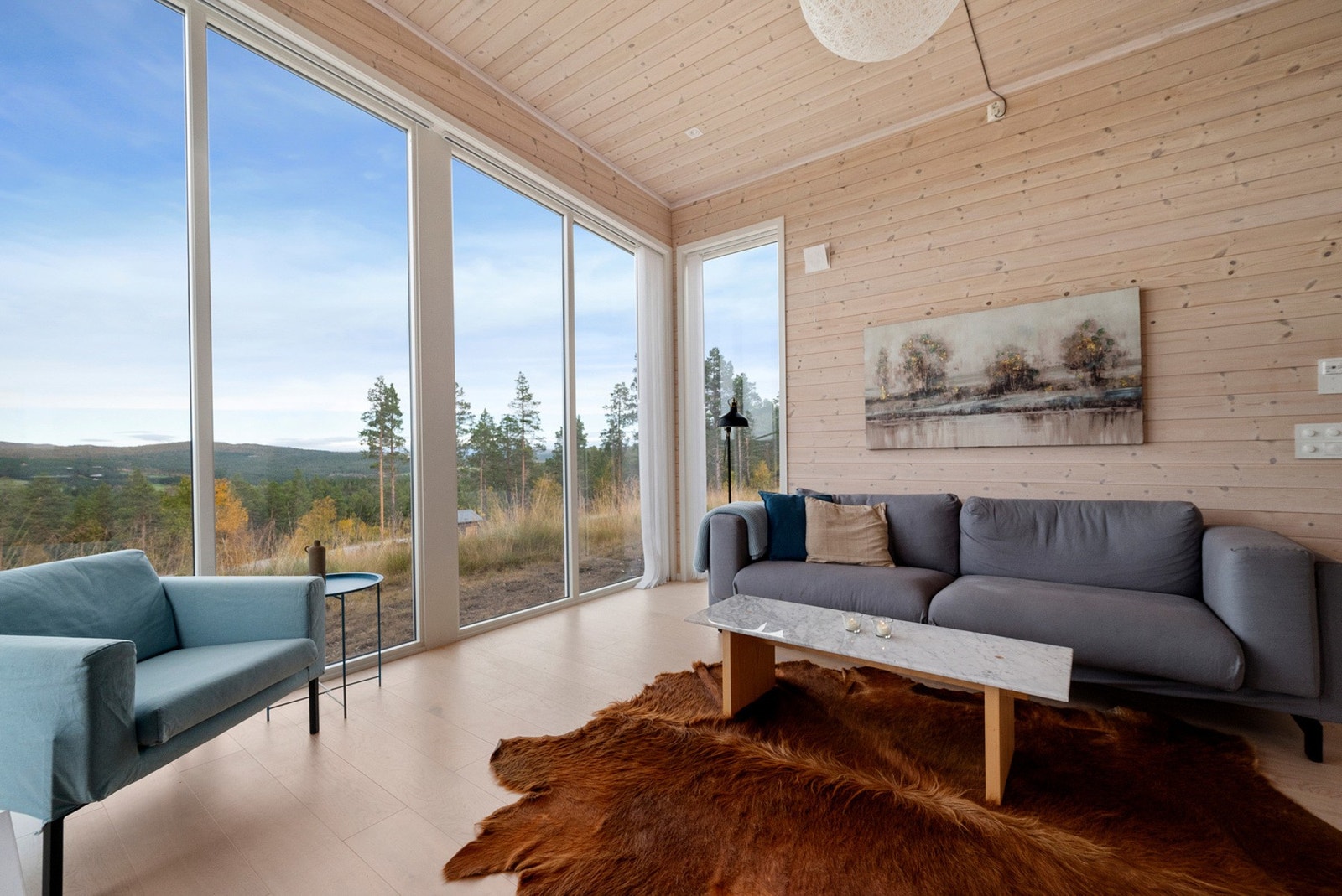 Her får man slående panoramautsikt over Hummelfjell. Galleribilde