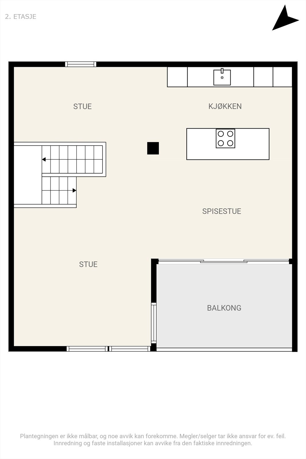 Plantegninger 2. etasje Galleribilde