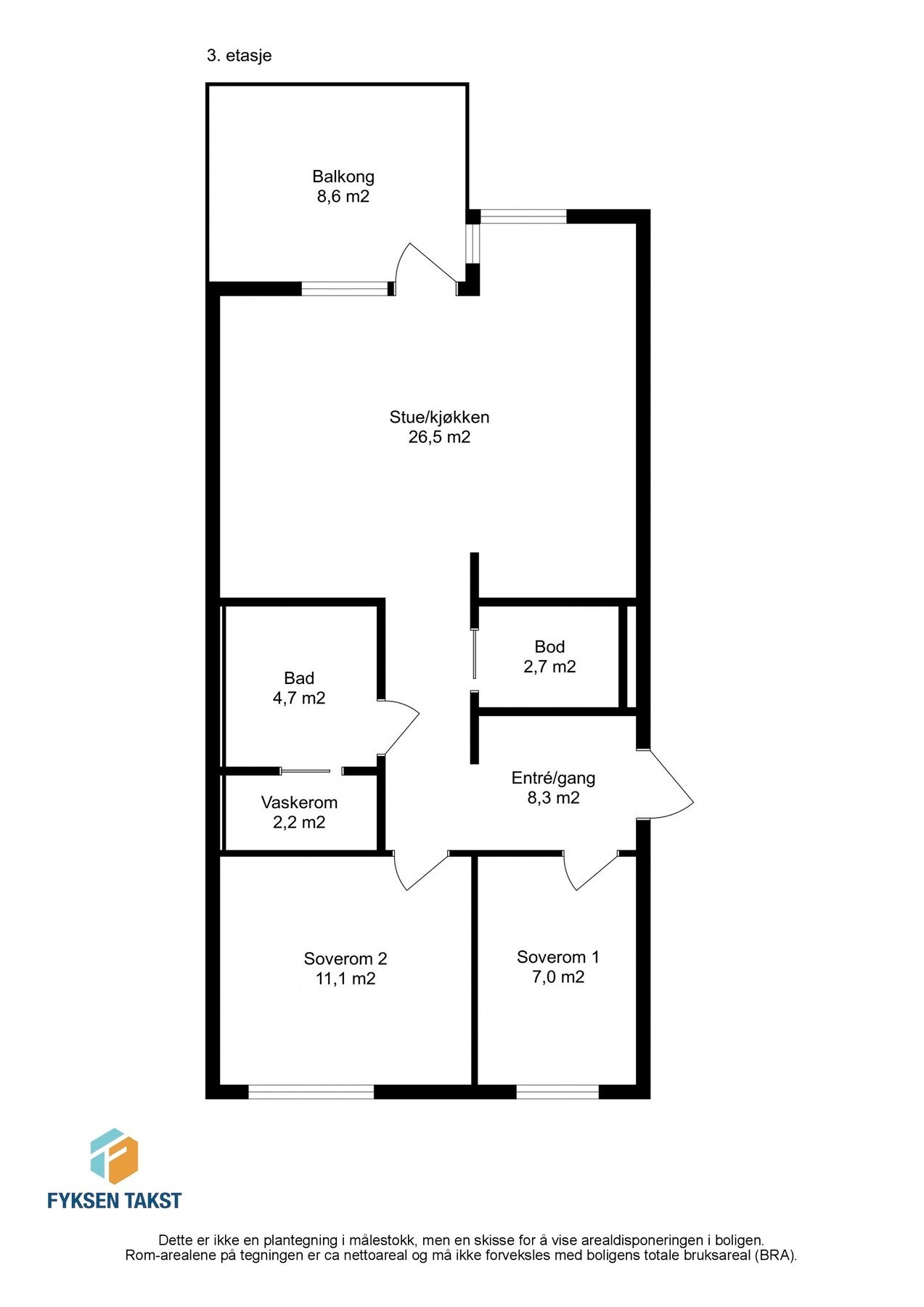 Planskisse Galleribilde