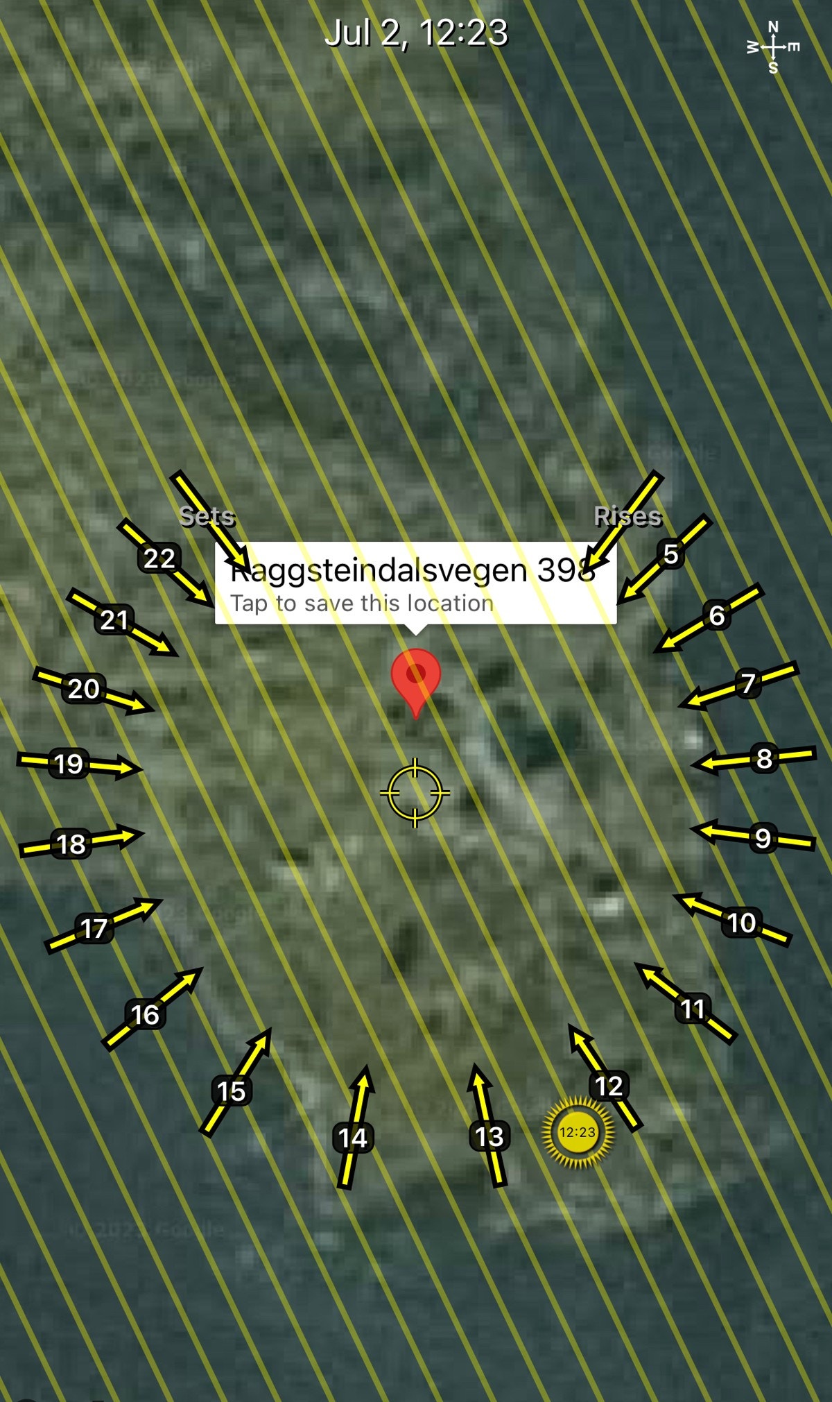 Solkurve. Avvik kan forekomme. Galleribilde