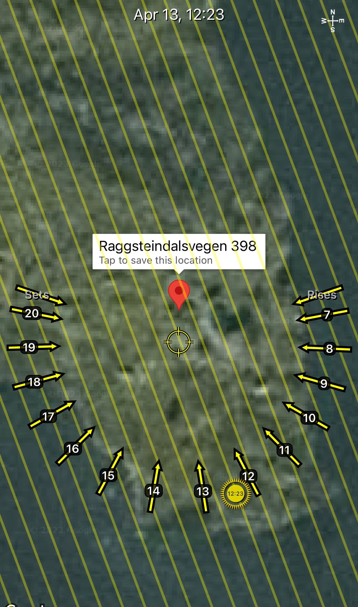 Solkurve. Avvik kan forekomme. Galleribilde