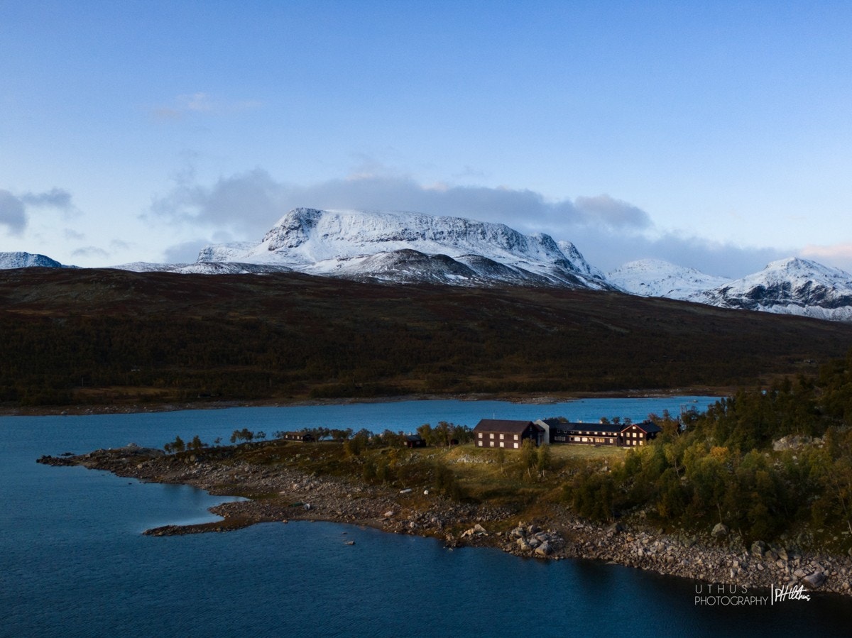 Majestetisk utsikt til Hallingskarvet Galleribilde