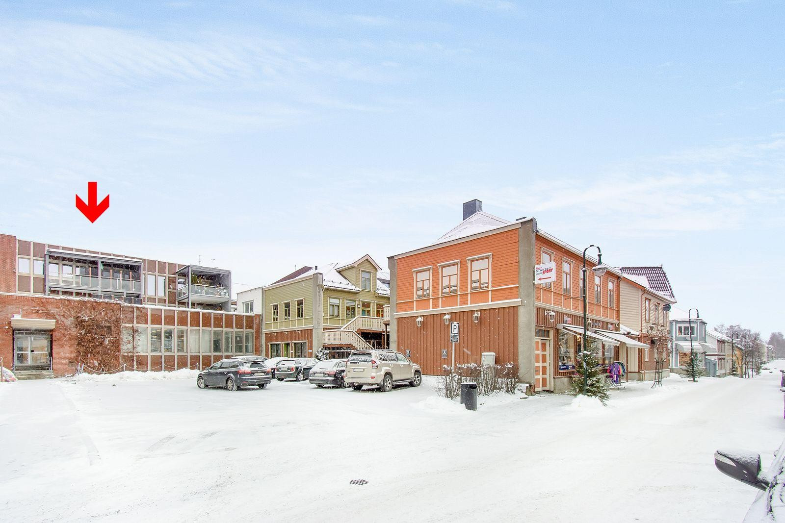 Nydelig og moderne 3- roms leilighet, midt i Levanger sentrum.