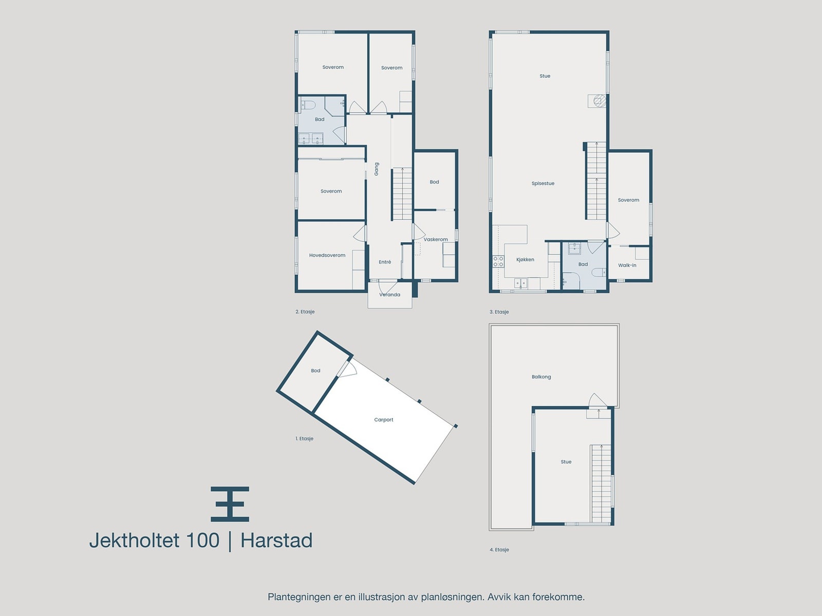 Plantegninger samlet Galleribilde