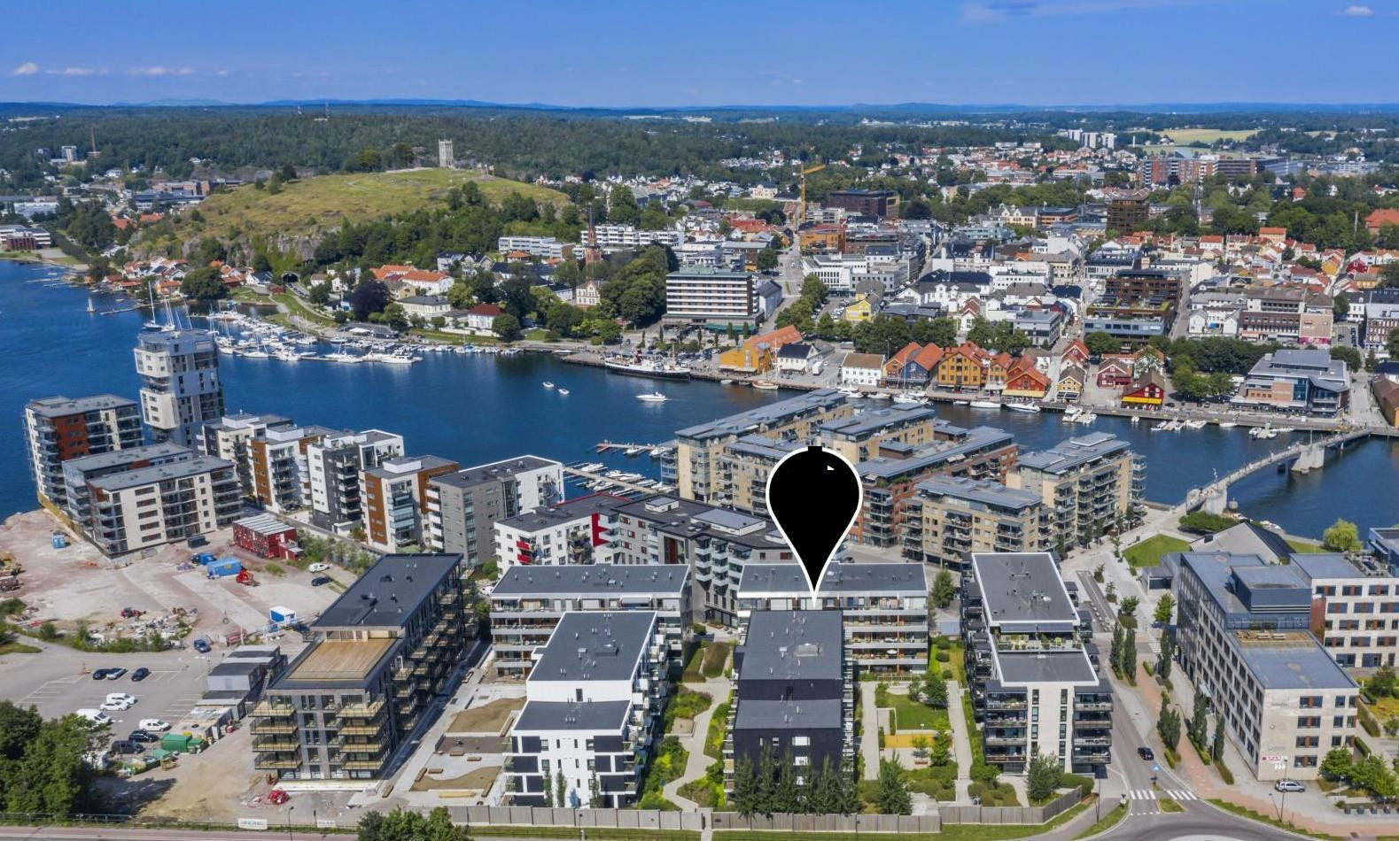 KALDNES BRYGGE; Solrik, lys og lekker eierleilighet I Vestvendt balkong I Vannbåren varme I Heis I 5. etasje!