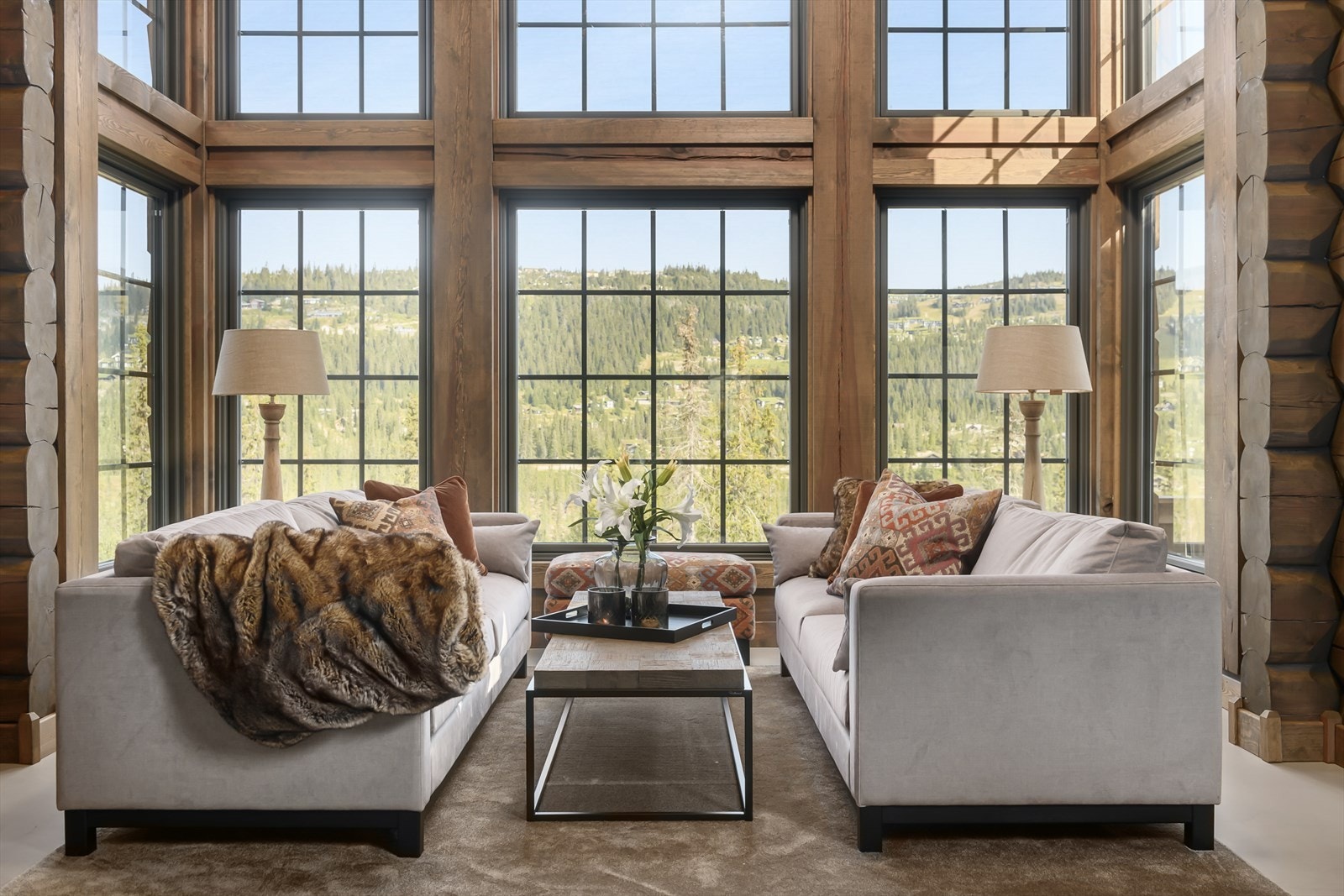 Det er installert 2 stk Bowers & Wilkins høyttalere med 2 x Sonos i hytta. Galleribilde