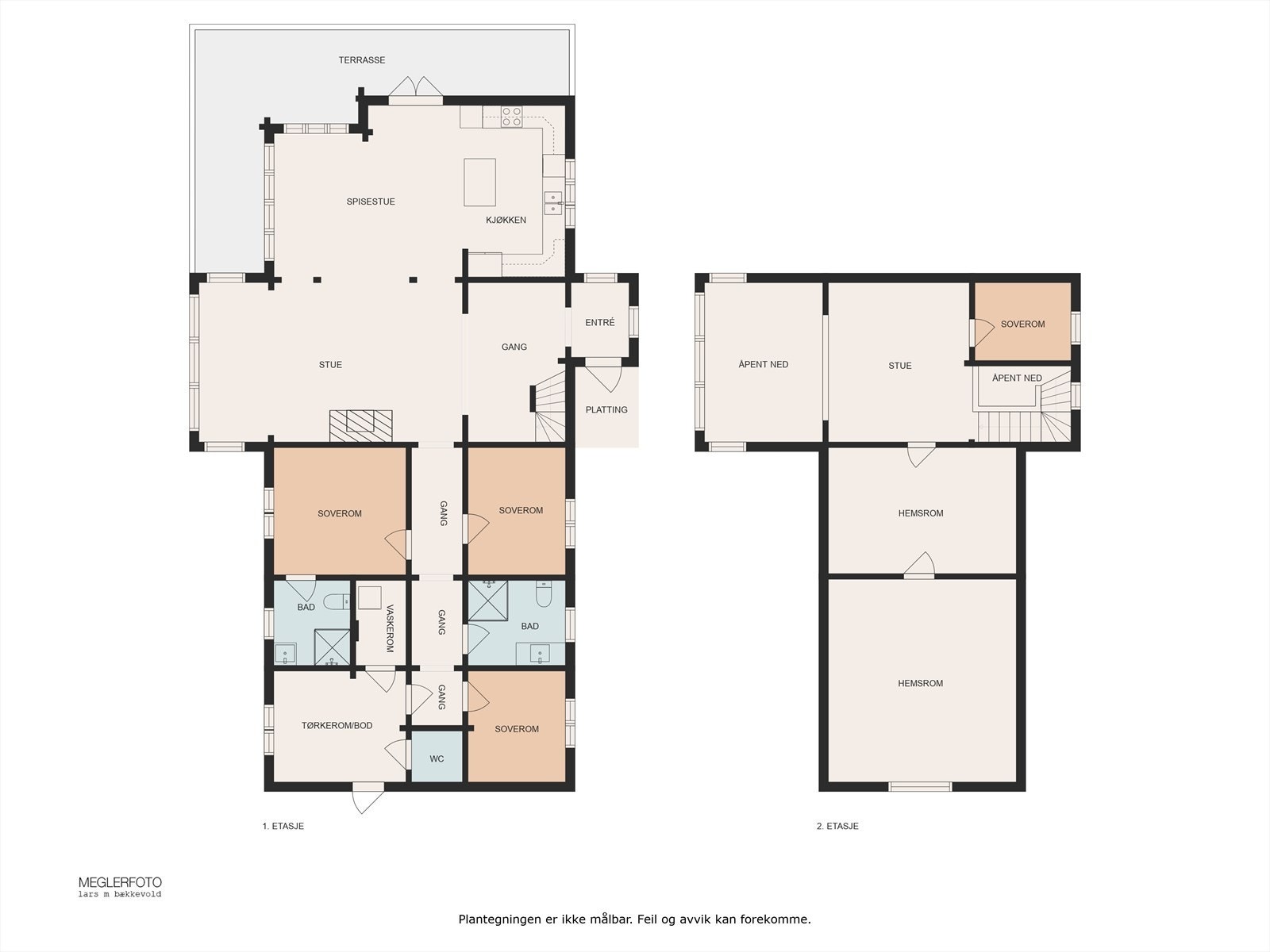 Planskisse Myrsetervegen 96. Galleribilde