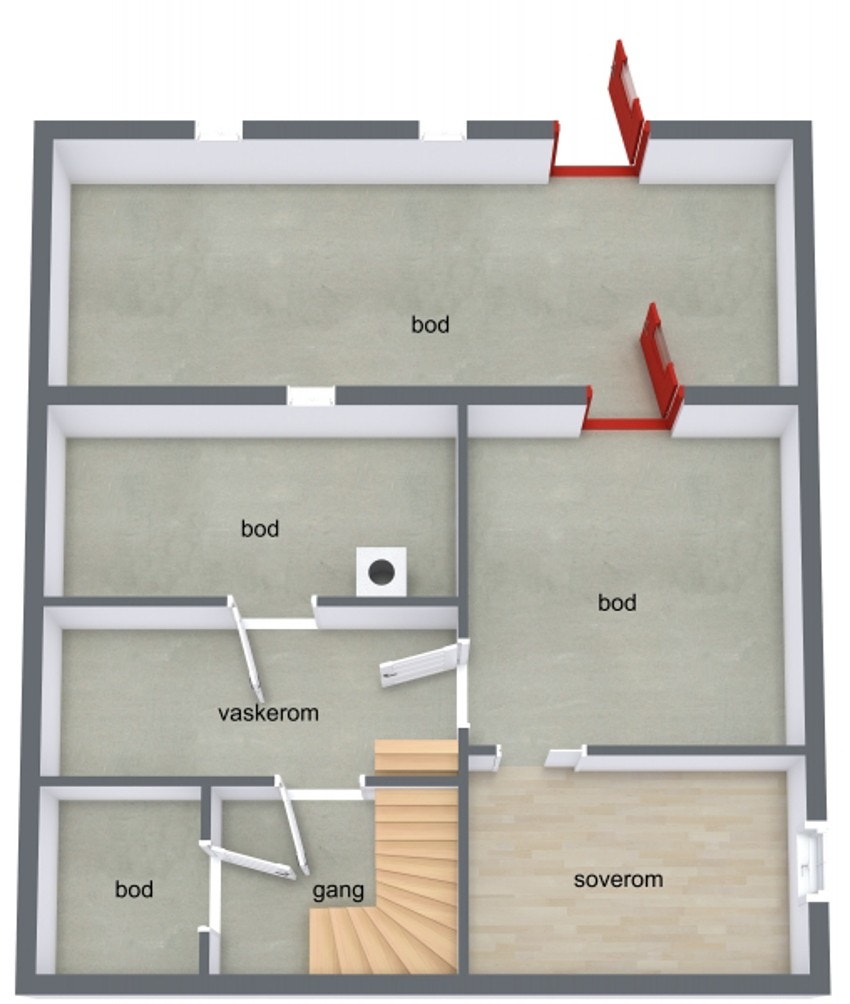 Plantegning kjeller Galleribilde