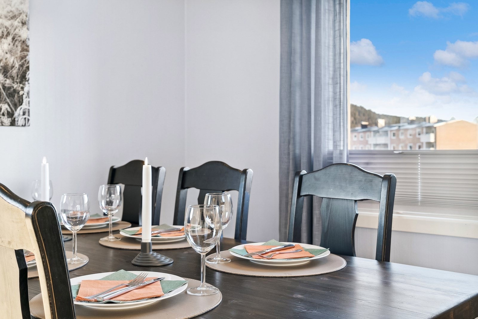 Her får du muligheten til å invitere venner og familie til en hyggelig middag. Galleribilde
