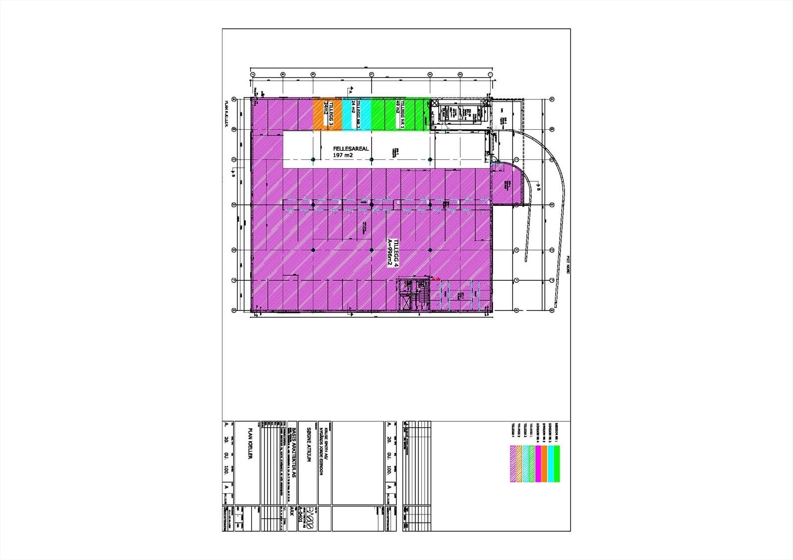 Plantegning kjeller Galleribilde