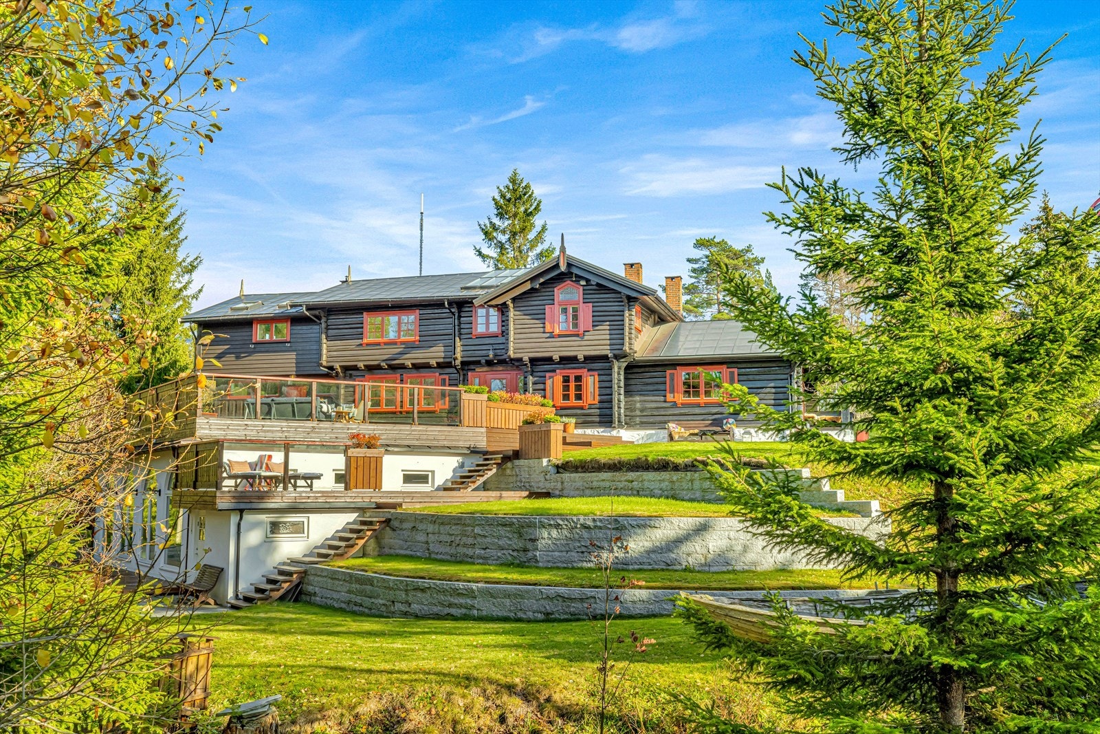 Hagen er pent opparbeidet. Galleribilde